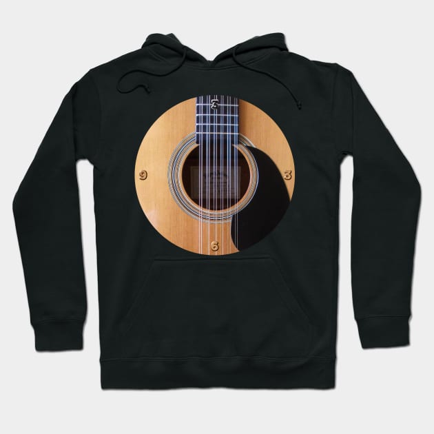 Guitar Clock Hoodie by ArtShare